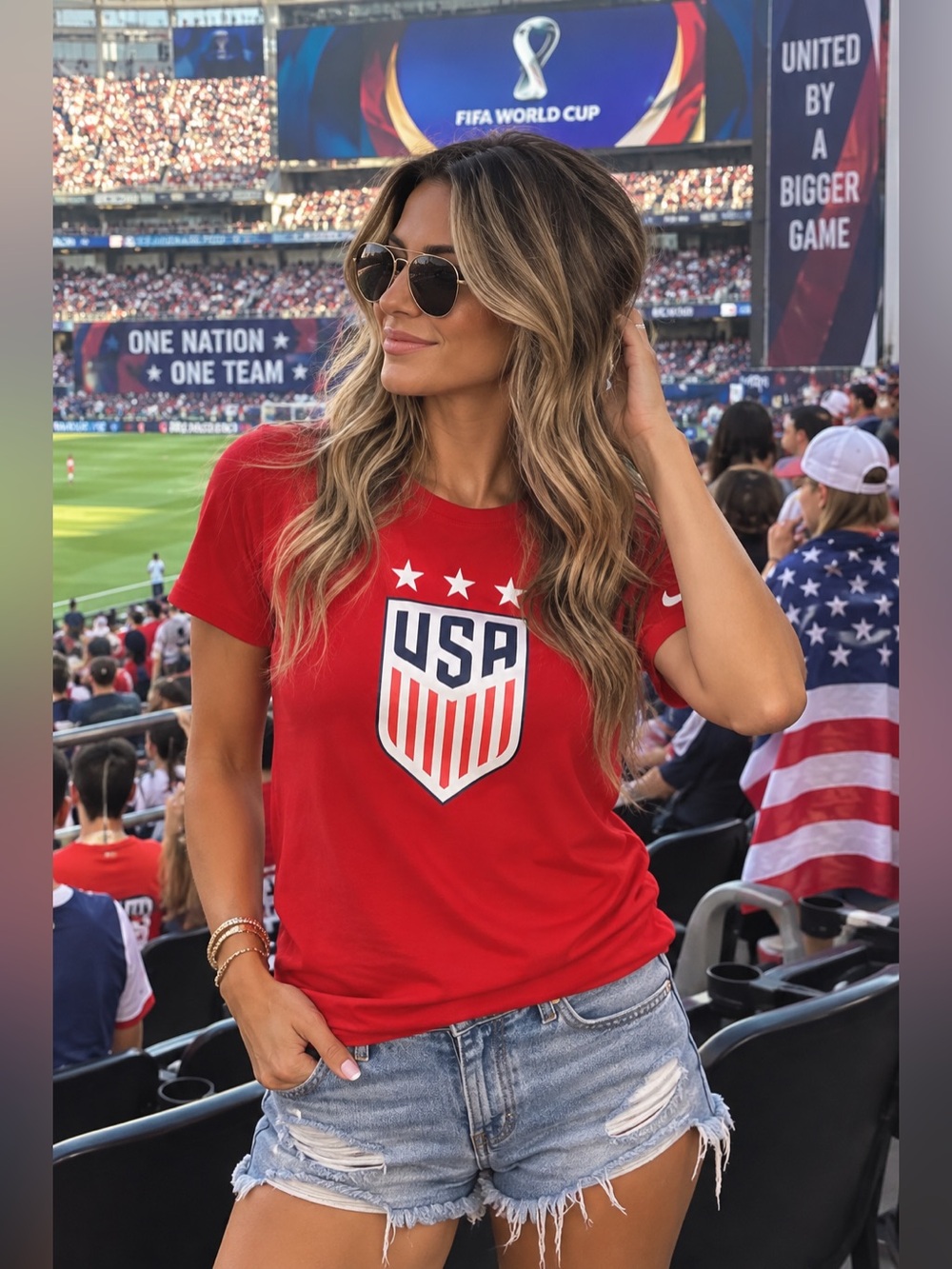 ⚽️NIKE The Nike Tee - Team USA Short Sleeve - Women’s - XL
